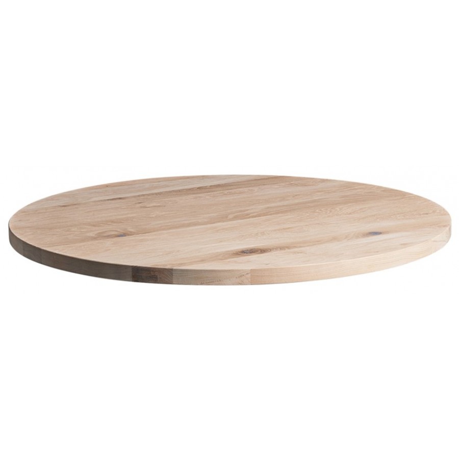 Pax Solid Oak Unfinished Table Top - Round